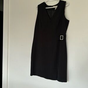 🎉 Apostrophe Pin Stripe Dress